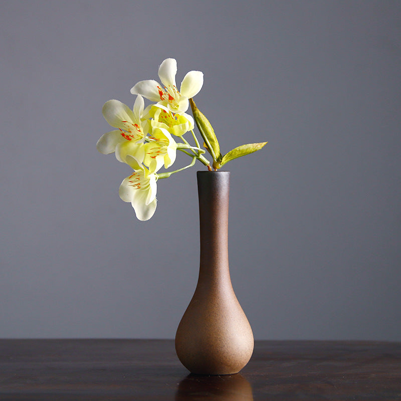Vintage Ceramic Zen Flower Vase for Home Decor